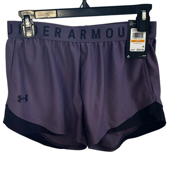 Under Armour Women’s Play Up 3.0 Shorts Purple Size Small NWT $30 - Picture 5 of 5